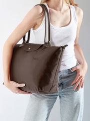Túi Tote  Longchamp Le Pliage Green