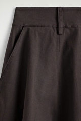 CHÂN VÁY MIDI COTTON DÀY
