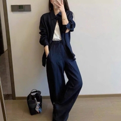QUẦN ỐNG THẲNG MAY ĐO BẰNG VẢI LINEN