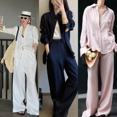 QUẦN ỐNG THẲNG MAY ĐO BẰNG VẢI LINEN