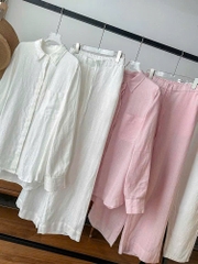 QUẦN ỐNG THẲNG MAY ĐO BẰNG VẢI LINEN