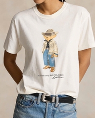 Áo thun cotton jersey Polo Bear