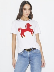 Áo thun cotton Pony