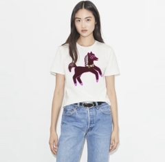 Áo thun cotton Pony