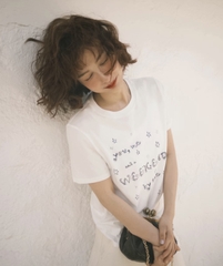 Tshirt MAXMARA họa tiết ngôi sao trắng