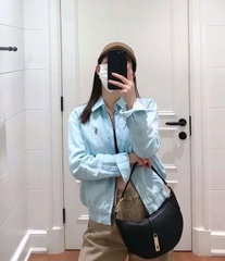 Túi Polo ID calfskin mini shoulder bag