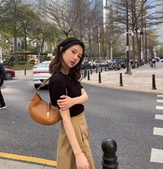 Túi Polo ID calfskin mini shoulder bag