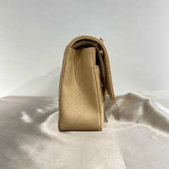 Chanel Classic Medium Flap Beige Caviar
