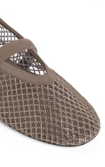 Giày ALAIA Beaded mesh Ballerinas Flats - Bản bling