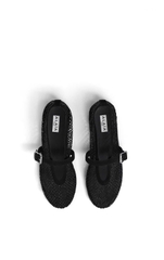 Giày ALAIA Beaded mesh Ballerinas Flats - Bản bling
