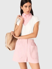 Set Áo sơ mi kèm khăn có thể tháo rời + Quần short cotton