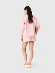Set Áo sơ mi kèm khăn có thể tháo rời + Quần short cotton