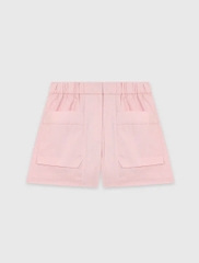 Set Áo sơ mi kèm khăn có thể tháo rời + Quần short cotton