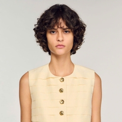 ÁO CROPTOP XẾP LY