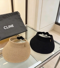 Mũ cói nửa đầu YSL 3 màu