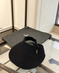 Mũ cói nửa đầu YSL 3 màu