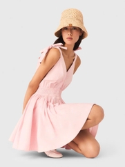 Váy ngắn xòe bằng vải cotton