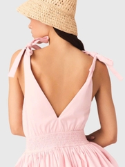 Váy ngắn xòe bằng vải cotton