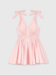 Váy ngắn xòe bằng vải cotton