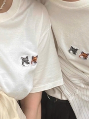 Tshirt Maison Kitsune logo 2 cáo