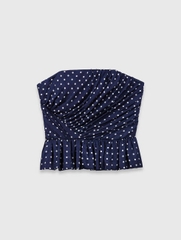 Áo corset họa tiết