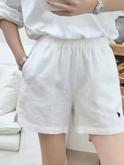 Quần short Polo RL linen cạp chun 4 màu