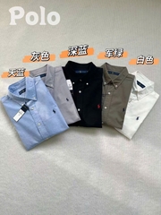 Sơ mi nam Polo RL ngắn tay 100% COTTON 5 màu