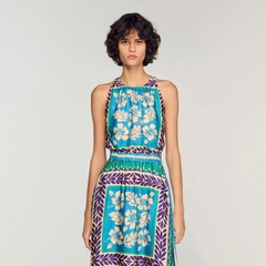 Đầm maxi hoạ tiết floral