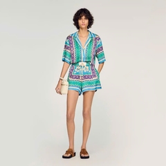 Quần short in hoạ tiết floral