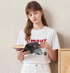 Tshirt Mo&Co thêu 