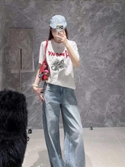 Tshirt Mo&Co thêu 