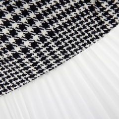 Đầm ngắn họa tiết Houndstooth