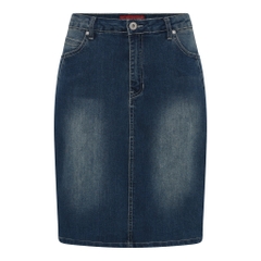 Chân váy denim midi Zara xẻ sau 3 màu