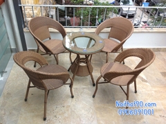 Bàn ghế ngoài trời 0257