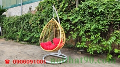 Xích đu mây nhựa, xích đu ngoài trời 5656