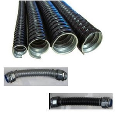 Ống ruột gà lõi thép bọc nhựa - PVC coated Plexible Metallic Conduit