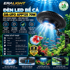 Đèn led bể cá cảnh, model ERA LIGHT DR-UFO APP125 70W