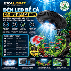 Đèn led bể cá cảnh, model ERA LIGHT DR-UFO APP125 90W
