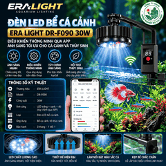 Đèn led bể cá cảnh, model ERA LIGHT DR-F090 30W