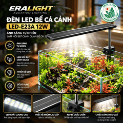 Đèn led bể cá cảnh, model ERA LIGHT LED-E23A 12W