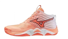 GIÀY MIZUNO WAVE MOMENTUM ELITE MID - CAM TRẮNG