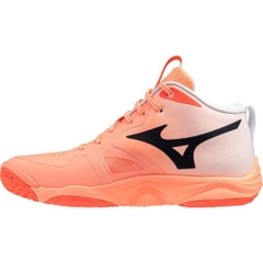 GIÀY MIZUNO WAVE MOMENTUM ELITE MID - CAM TRẮNG