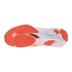 GIÀY MIZUNO WAVE LIGHTNING ELITE MID - CAM TRẮNG