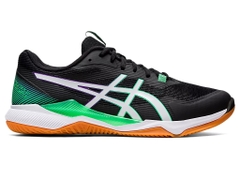 Giày Bóng Chuyền Asics GeL Tactic - Đen Trắng Xanh