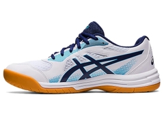 Giày Asics Upcourt 5 - Trắng Viền Xanh