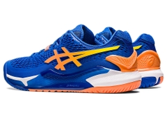 Giày Tennis Asics Gel Resolution 9 - Xanh Cam