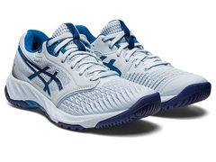 Giày Bóng Chuyền Asics GEL NETBURNER BALLISTIC FF 3 - Trắng Xanh