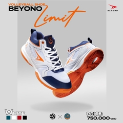 GIÀY BÓNG CHUYỀN BEYONO LIMIT - WHITE