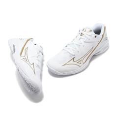 GIÀY MIZUNO WAVE CLAW 3 - TRẮNG VÀNG BẠC