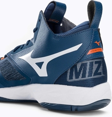 Giày Bóng Chuyền Mizuno Wave Momentum 2 Mid - Xanh